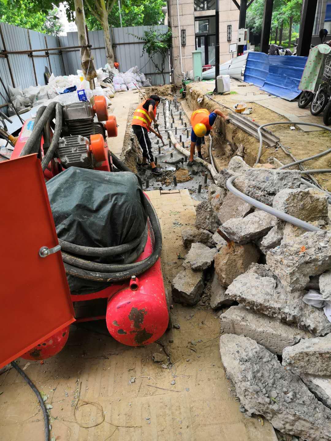内丘地基加固解决房子的地基下沉问题